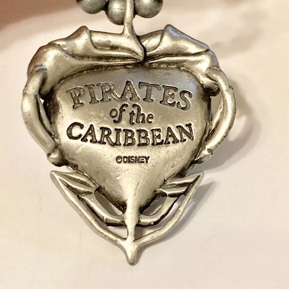 Vintage Disney Pirates of the Caribbean Necklace Tia Dalma Calypso Witch 17.5" - Picture 5 of 12